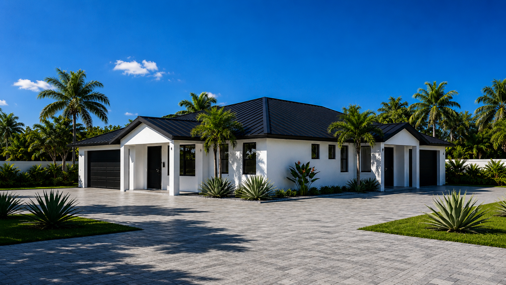 Family Realty Holdings Duplex development exterior showcasing contemporary multi-family residential construction